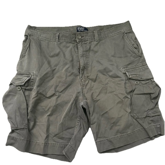 Men’s Polo Ralph Lauren Olive Green Cargo Shorts Size 42 - Picture 1 of 3